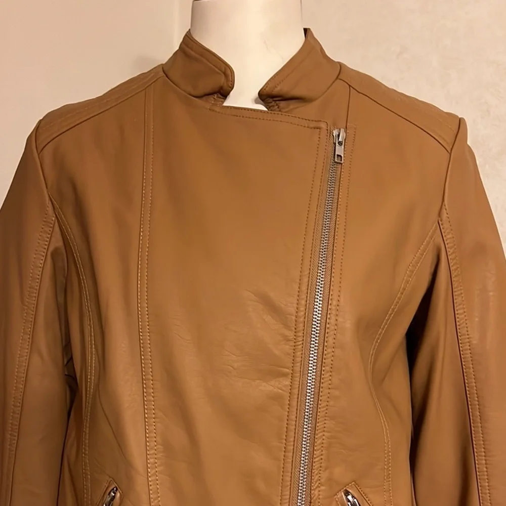 Metaphor Faux Leather Moto Jacket - Picture 2 of 10